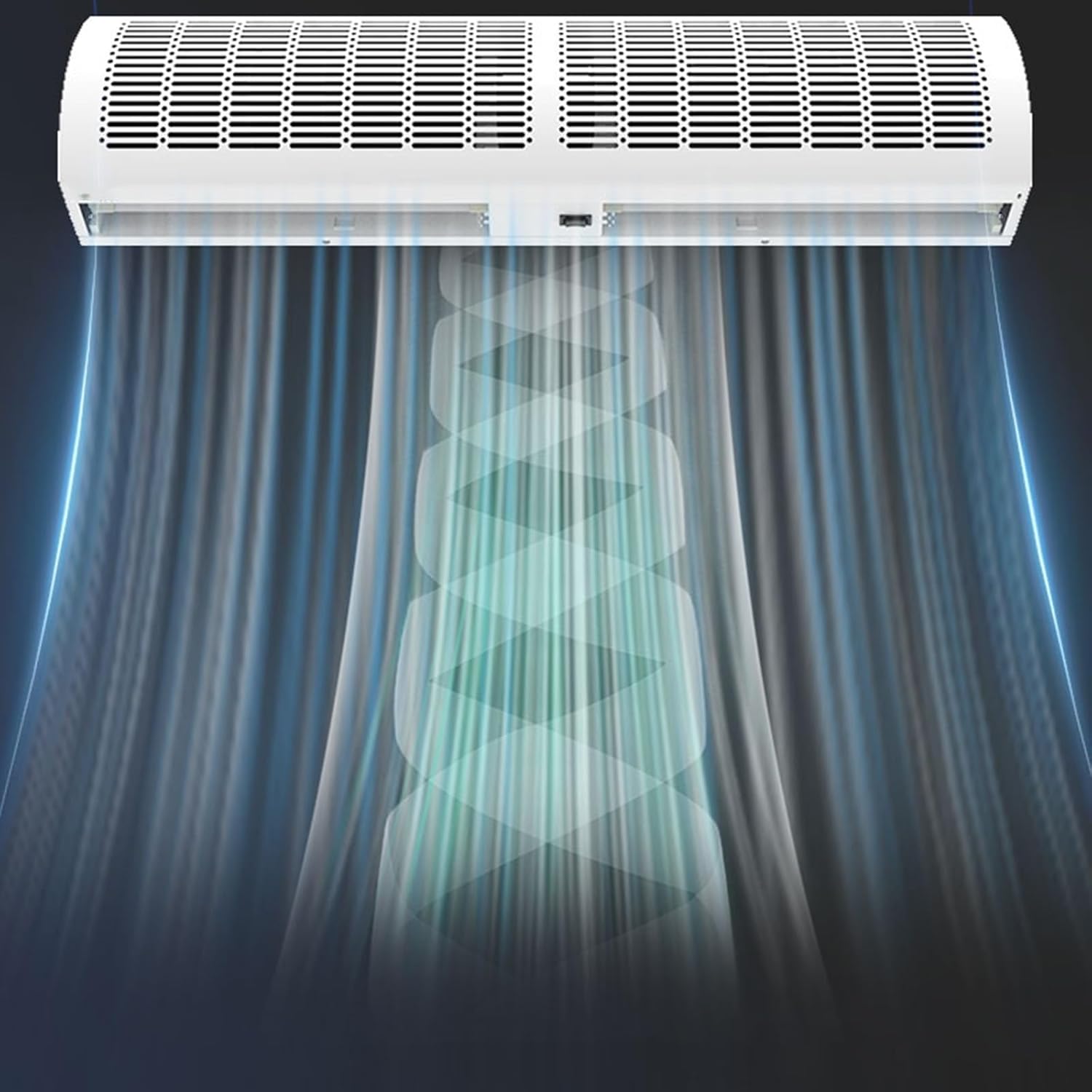 39 Inch,47inch,59inch Commercial Grade Silent Air Curtain Machine, Flexible Choice, Suitable for All Kinds of Shop Door(47.2 * 7.4inch)