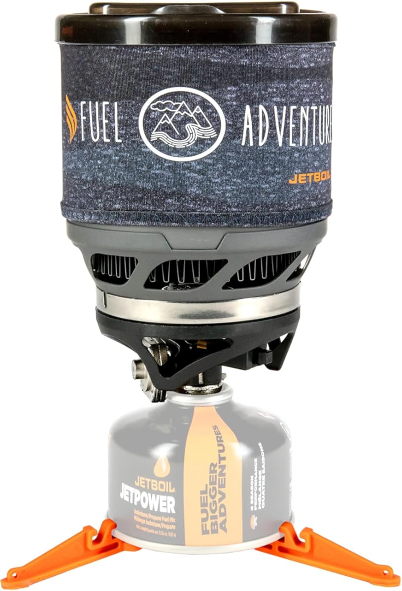 Jetboil MiniMo Camping and Backpacking Stove Cooking System with Adjustable Heat Control