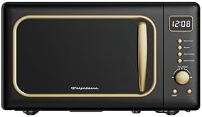 FRIGIDAIRE EMW788RETRO 0.7 cu. ft. Retro Microwave, Black-Gold