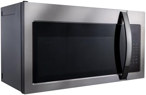 Tough Grade 1.48 Cu. Ft. Stainless Steel Over-the-Range Convection Microwave Oven | 120V | Touchpad Controls, +30 Sec Instant Start, Rear Vent Option, 13.5