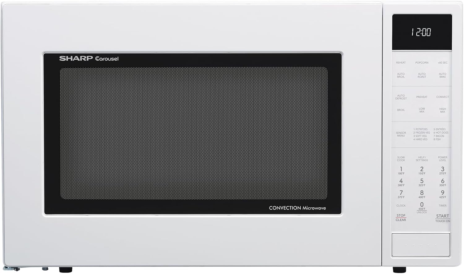 SHARP SMC1585KW Convection Countertop Microwave Oven with Removeable 15.4
