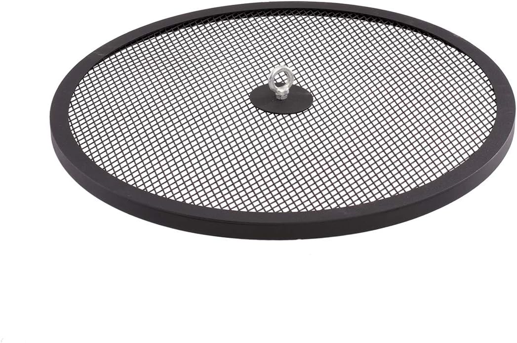 Blue Sky Outdoor Living 24” Steel Peak Patio Smokeless Fire Pit with Spark Screen Kit, Firewood and/or Wood Pellet Burning