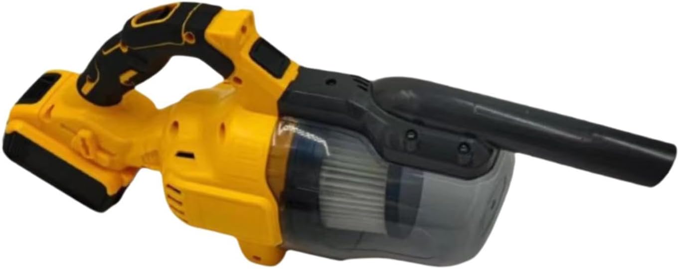 Portable Vacuum for Car and Home with HEPA Filter, Yellow