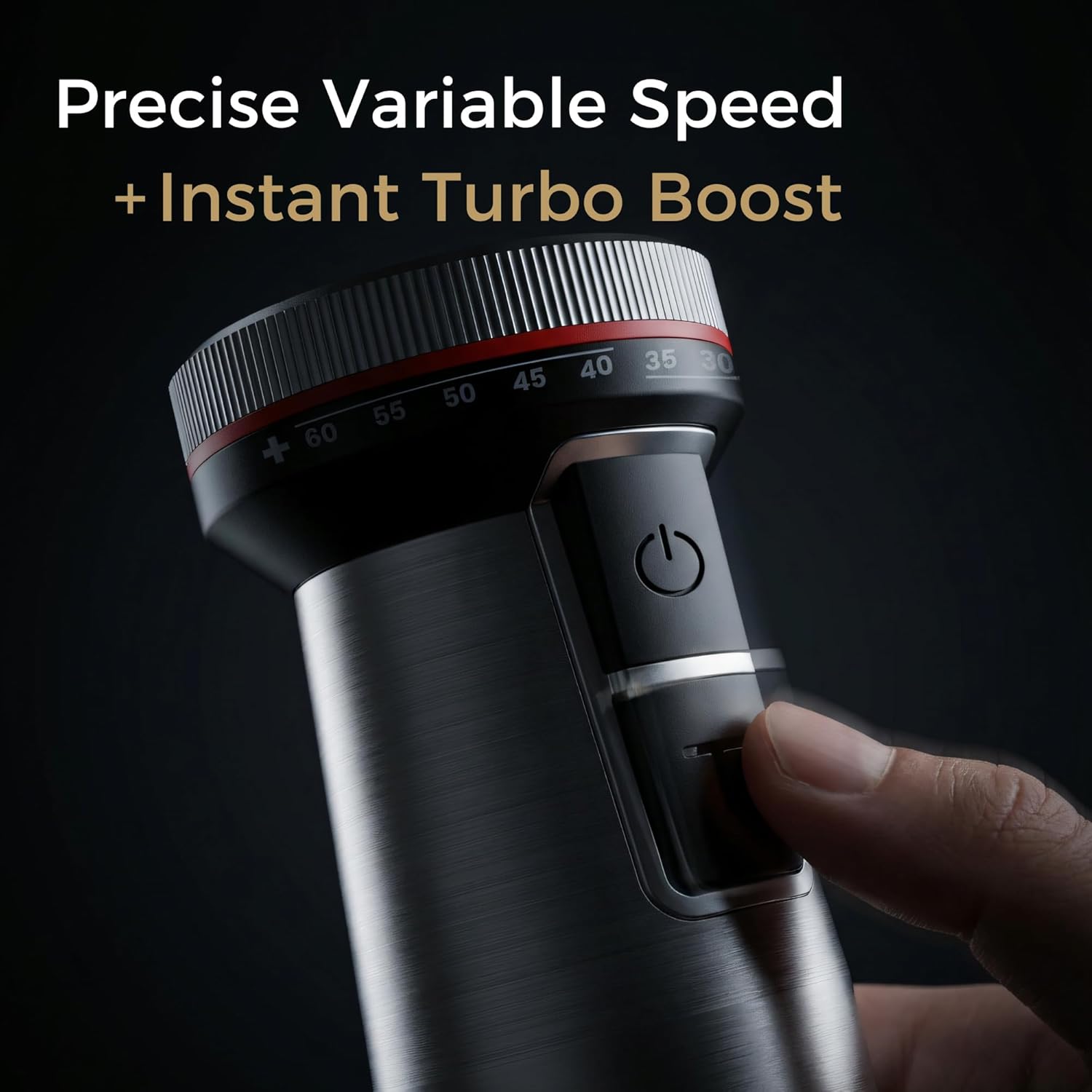 TALIA 4-in-1 Immersion Blender, Hand Blender with Stainless Steel Shaft, Variable Speed & Turbo, Dishwasher-Safe, for Soups, Smoothies, Baby Food, Puree & Shakes