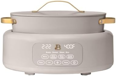 Beautiful 10-in-1 6 Qt Electric Multi-Cooker – Compact Design with Big Capacity: Perfect for Holiday Hosting, Christmas Desserts, Winter Comfort Foods & Everyday Family Meals