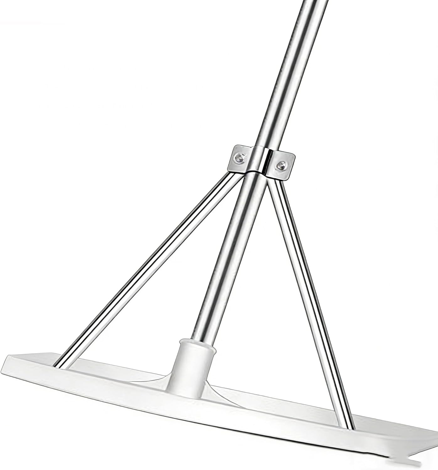 Extendable Roof Snow Rake and Snow Scraper, 2-6 Meter Adjustable Telescopic Pole, Reinforced 3-Point Connection, Wide Shovel Head, High Reach Roof Snow Removal Tool for Garage, Shed