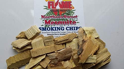 Bulk Maine Sweet Mesquite Smoking Chips - 14x14x14 Box, Approx 33lbs