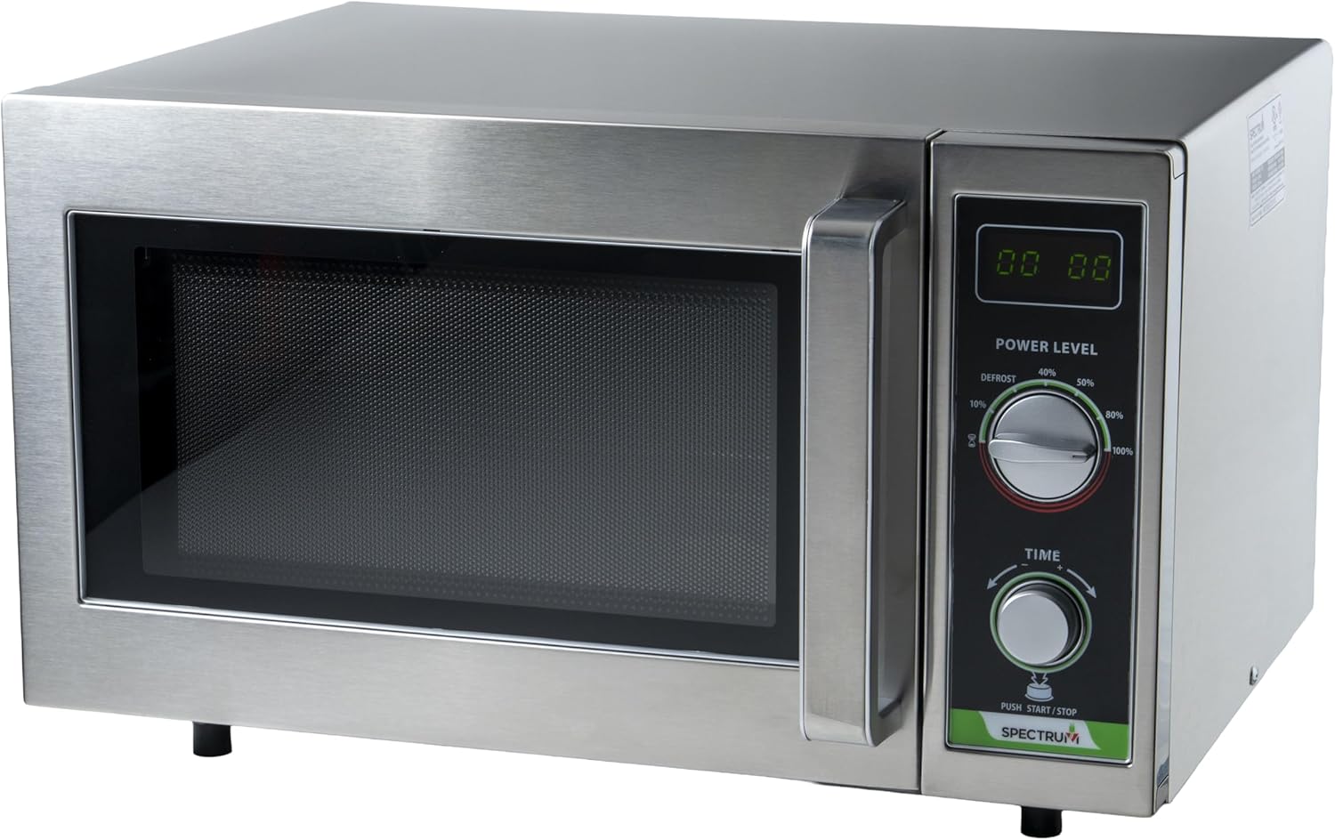 Winco Commercial-Grade Microwave with Dial, 1,000 W, .9 Cubic Feet