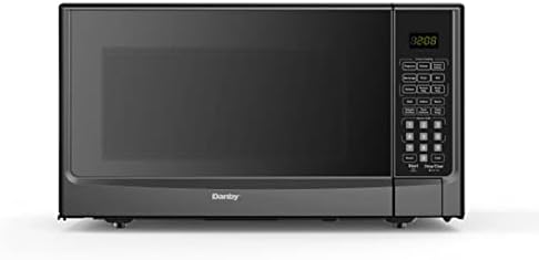 Danby Designer DDMW01440WG1 1.4 Cu. Ft. Countertop Microwave with Sensor Cooking, 1000 Watts, Auto Defrost, White (Black)