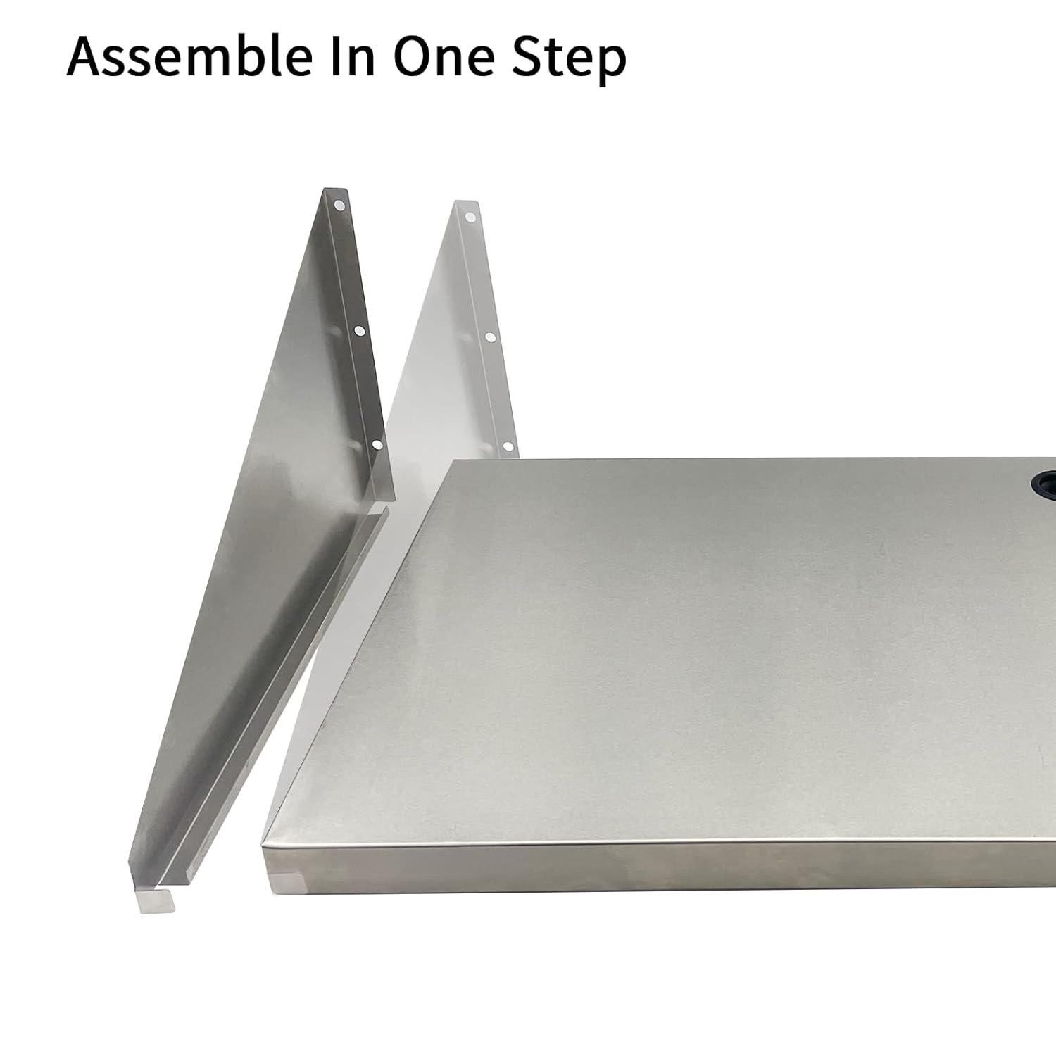 Stainless Steel Microwave Shelf, 24