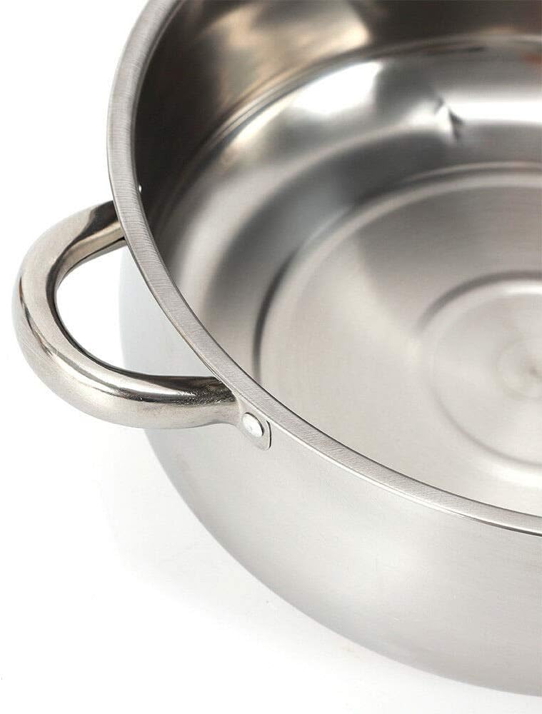 26 cm Stainless Steel steam Cooker, Glass lid, 5-Layer Steamer, Slow Cooker, Cooking Pot, Small appliances, Kitchen Mantle Cooker, Kitchen Appliance