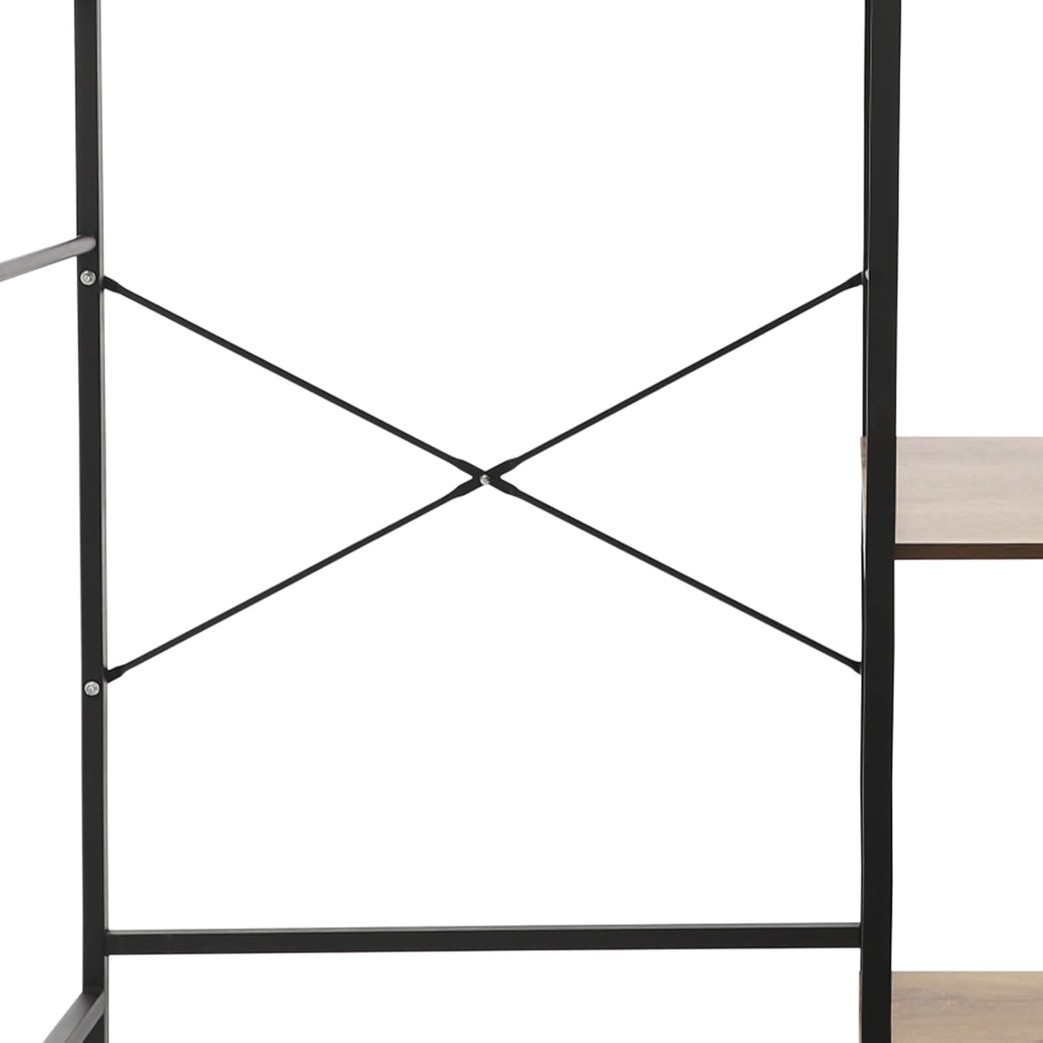 3-Tier Washing Machine Shelf, Laundry Storage Rack Organizer for Detergent & Supplies, Heavy Duty Iron & Wood Utility Shelf with 12mm Board, Fits 25.6