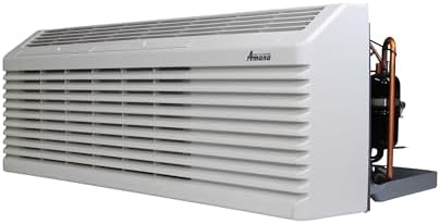 AMANA PTAC 15,000 BTU Air Conditioner PTC153J35AXXX with 3.5 kW Heater 20 Amp Plug - R32