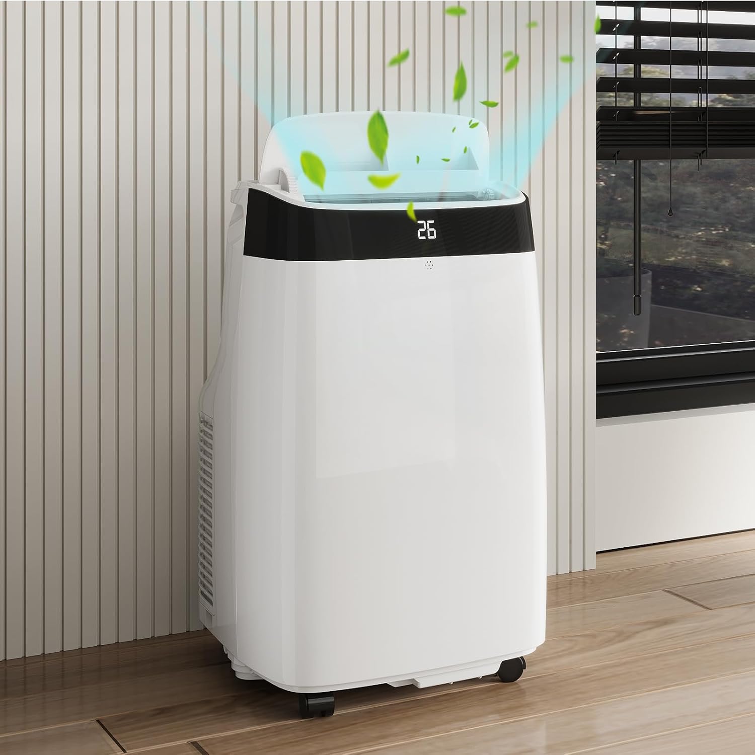 10000BTU Portable Air Conditioners 3-In-1 AC Unit, Cools Up to 500 Sq. Ft, Efficient Cooling Room Air Conditioner with Remote Control, Dehumidifier, Fan Modes, Floor Standing Air Conditioner