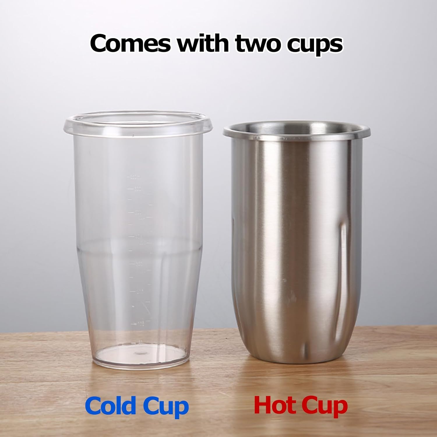 Commercial Milkshake Maker with 4 x 800ml Cups, 180+180W Motor Stainless Steel Drink Mixer Blender Intelligent Microswitch 2 Speed 18000r/min Milkshake Mixer