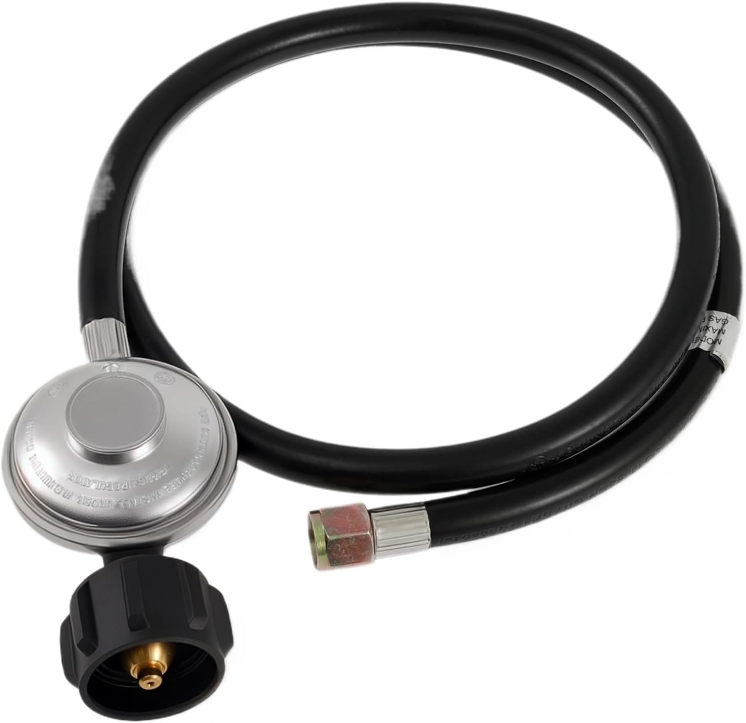 Propane Hose Adapter Propane Regulator with Hose High Pressure Propane Tank Regulator Gas Grill Regulator Hose for Gas Grill Connection