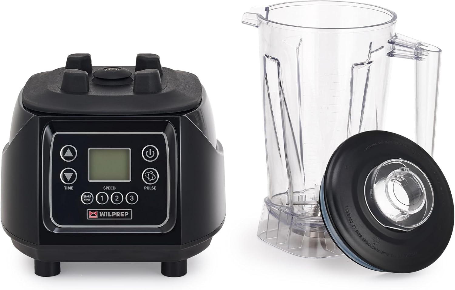 WILPREP Commercial Touch Blender, 3.5HP, Timer & Variable Speed, 64 oz BPA-Free Jar
