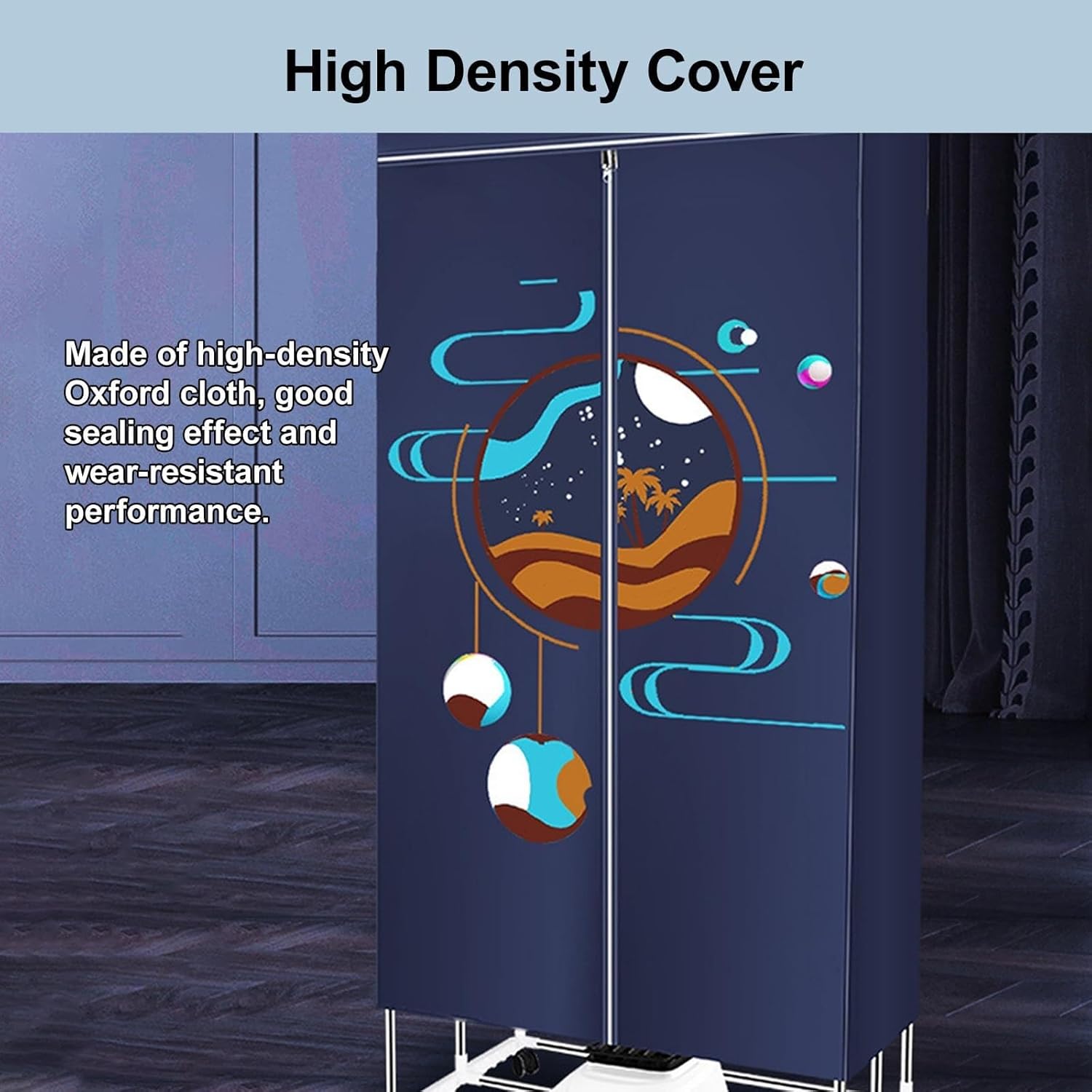 Electric Portable Dryer, Two-Layer Large-Capacity Vertical Dryer, 360° Heat Flow Circulation Heating, for Apartment, Dorm, RVs Travel