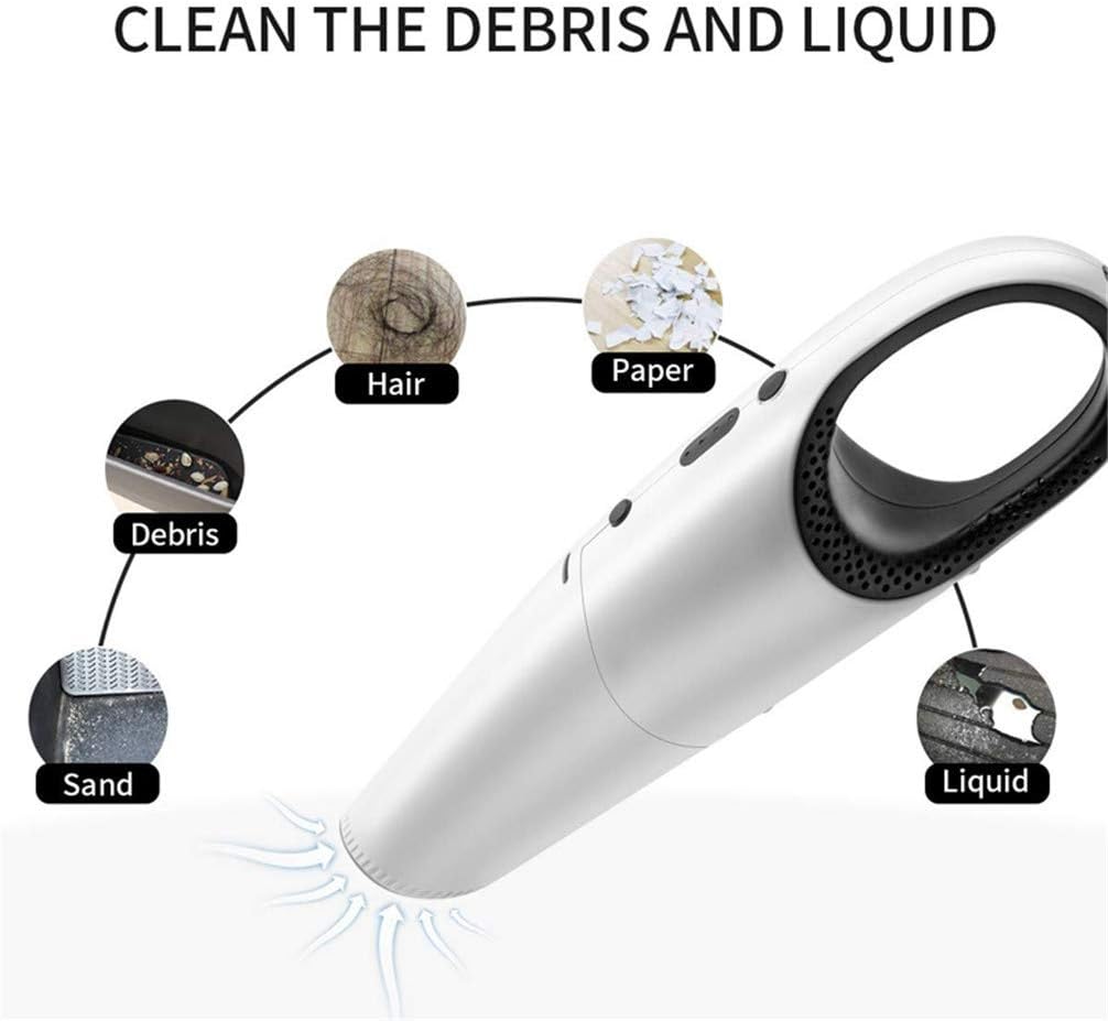 Handheld Vacuum Home Car Vacuum Cordless High Power Mini Vacuum Cleaner USB Rechargeable Black