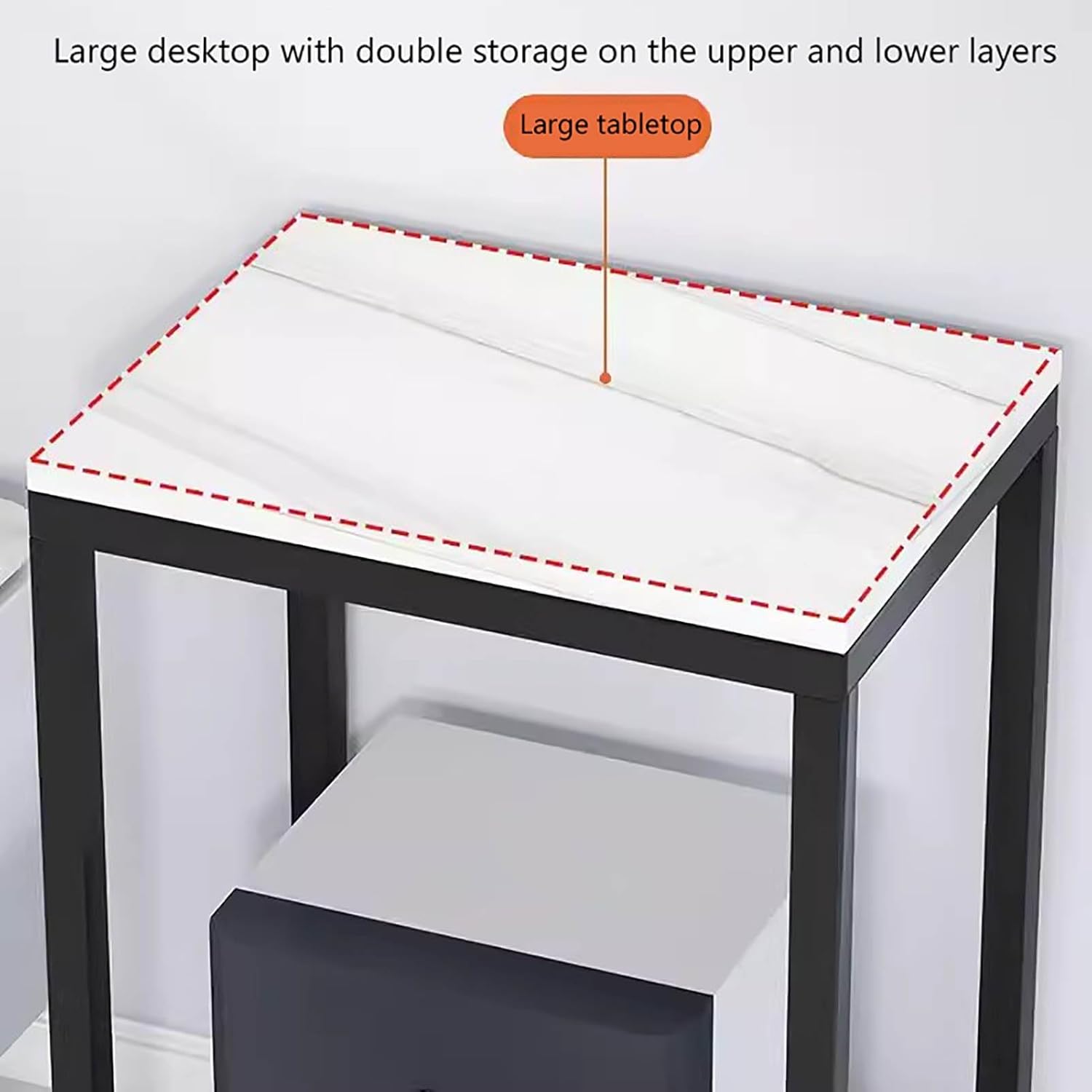 Generic Sweeping Robot Storage Rack, Floor-standing Living Room Fish Tank Rack Base Small Apartment Sofa Side Table Water Dispenser Square Table(Natural,19.7x15.7x20.9in)