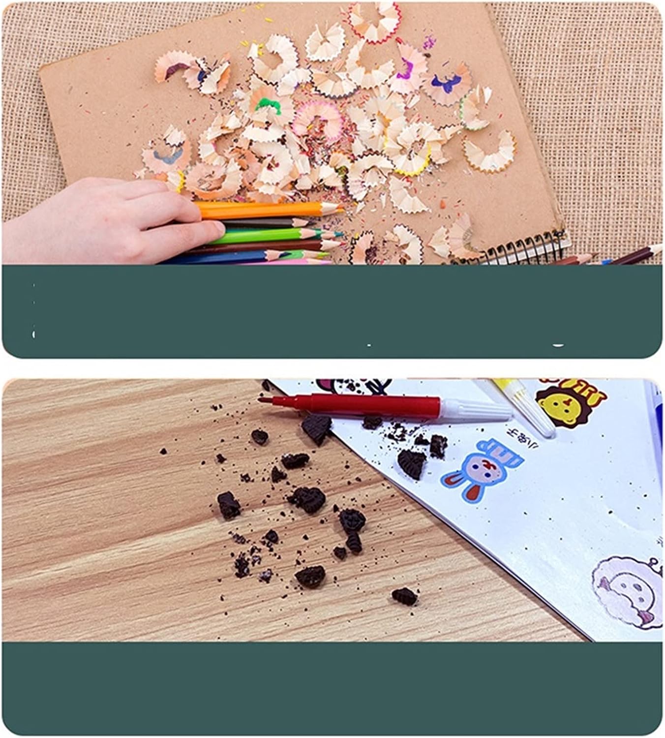 Hand Held Vacuum, Desktop Vacuum Cleaner Wireless Mini Portable Cleaning Machine Handheld Dust Cleaner for Office, Home, Computer and Kitchen