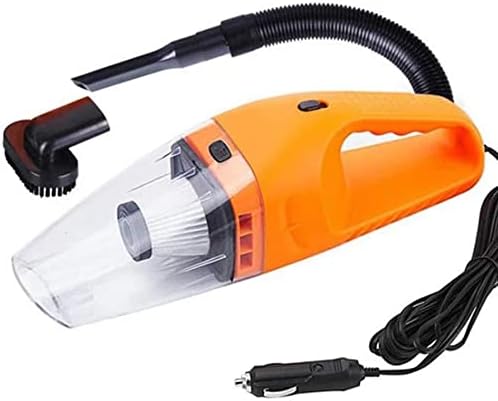 Handheld Car Vacuum Cleaner Portable Powerful Auto Vacuum Cleaner LED Lighting for Car Home Wet/Dry Mini Vacume Cleaner(Color:A)