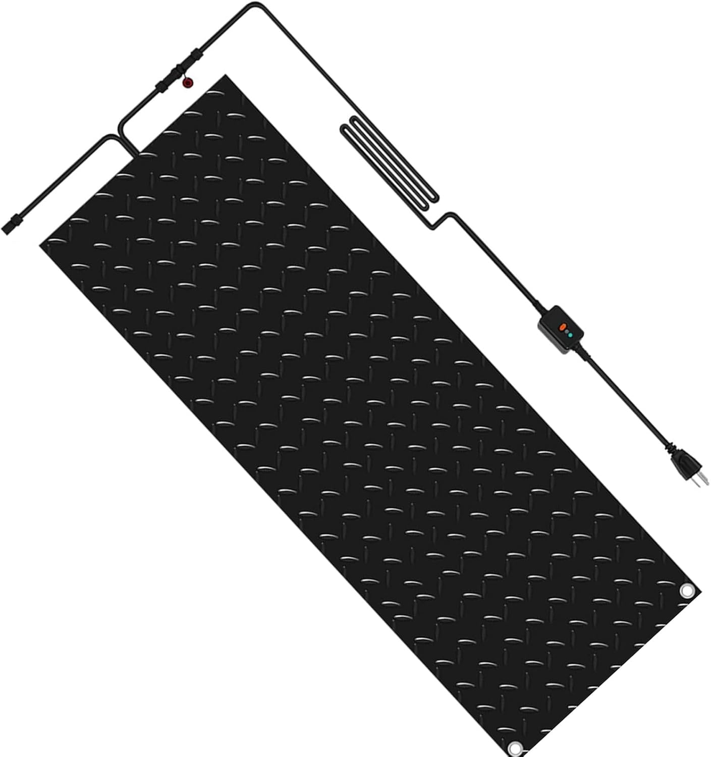 Heated Snow melt Pads for Sidewalks ， Heated Outdoor Pads for stairways - Electric Non-Slip Snow melt Pads for Winter Snow Removal - Heated Snow melt Pads for driveways(40x360cm/15.7x142in)