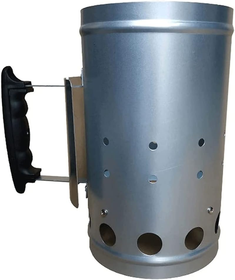 Charcoal Chimney Starter Set Fireplace Accessories Lighter Cubes BBQ Heat Resistant Gloves Blower BBQ Tools