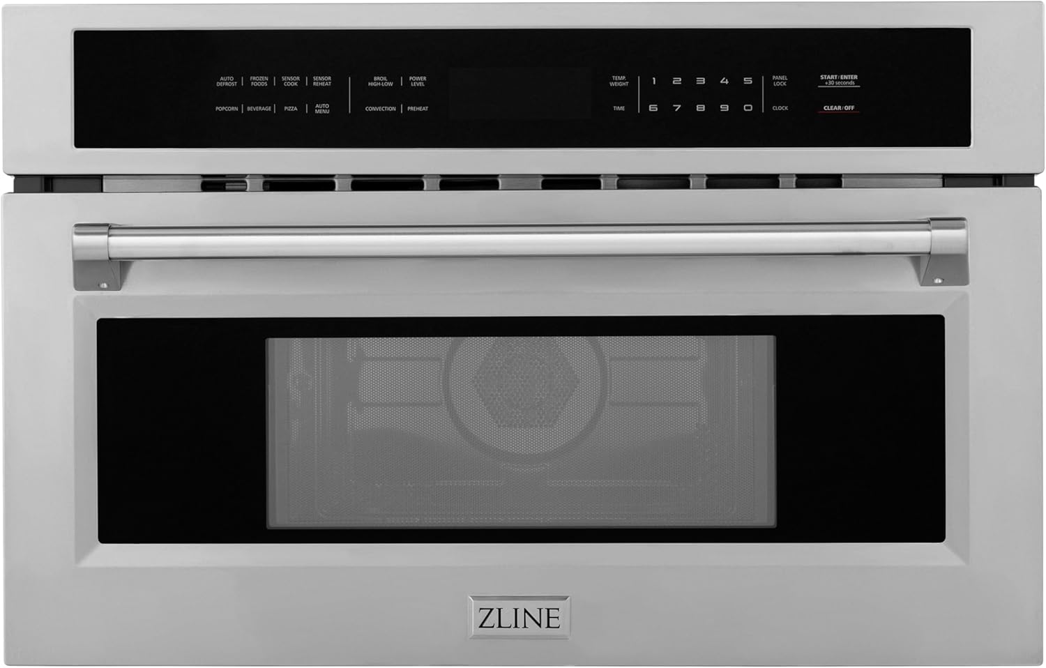 ZLINE 30 Inch wide, 1.6 cu ft. Built-in Convection Microwave Oven in Stainless Steel with Speed and Sensor Cooking