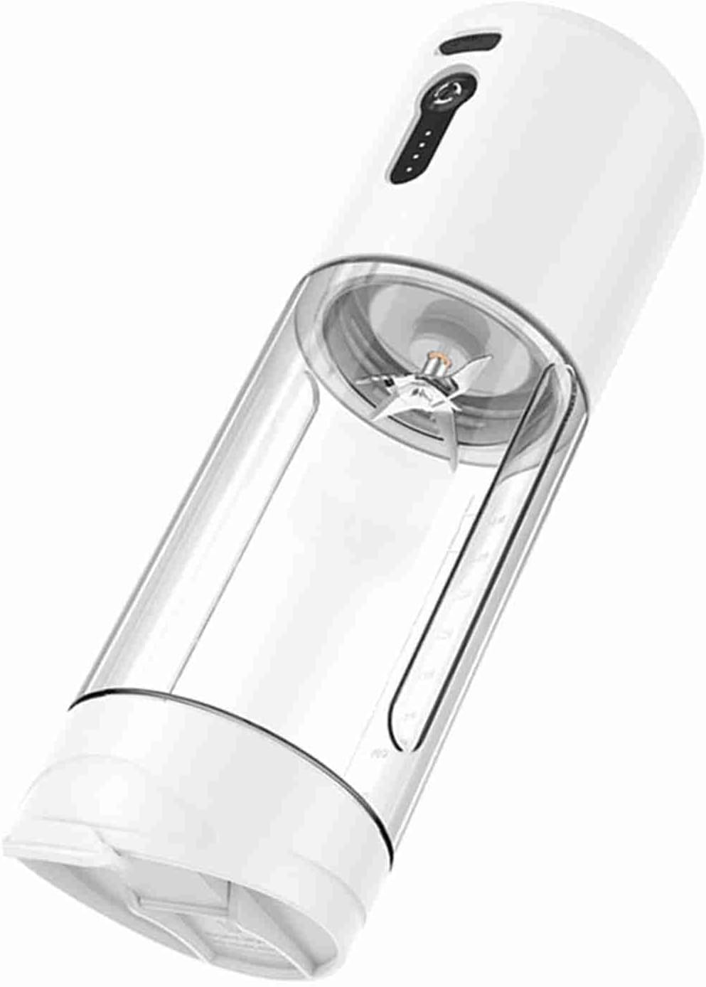 Electric Juicer USB Rechargeable Smoothie Maker Blender Cup with 6 Blades for Travel 4000mAh Battery