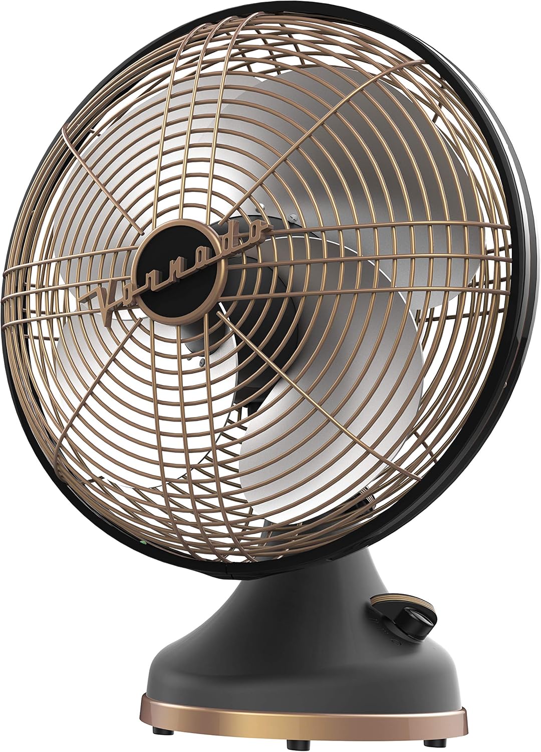 Vornado Silver Swan Alchemy Oscillating Vintage Fan, Gunmetal, Medium