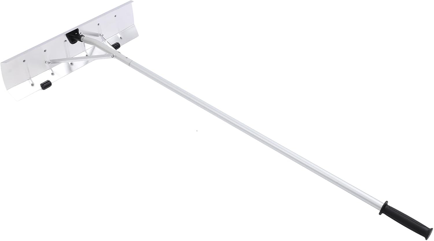 Snow Roof Rake with Wheels Easy Snow Removal from Roof Prevents Ice Dams Quick Assembly 26in Wide Head 20ft Reach Aluminium Versatile Snow Removal Tool for House Car