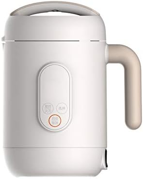 Soymilk Maker Household Mini Cooker Multi Functions Food Blender Convenient Hot Pot Food Mixer(Onecolor)