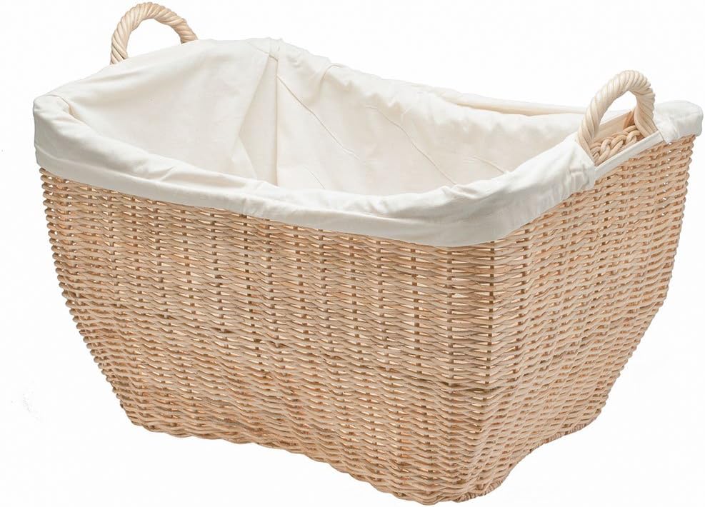 KOUBOO Wicker Laundry Basket, Hamper for Dirty Clothes, Laundry Sorter Bin, Basket with Handles for Easy Transport, Household Essentials, Natural