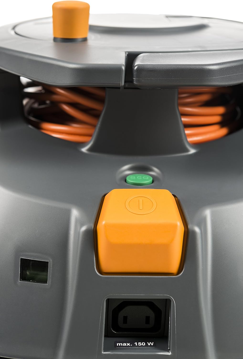 Taski D7524261 AERO 8 Plus Commercial Canister Dry Vacuum, Quiet Operation with HEPA Filtration, 3.5 Gallon Capacity, Grey/Orange