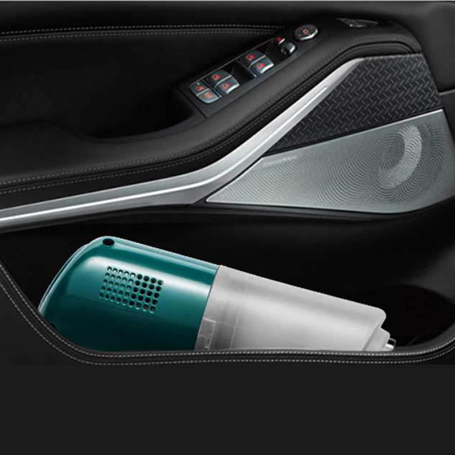 13000PA Rechargeable Car Vacuum Cleaner, Portable Handheld Vac with Powerful Suction Light Weight Wet and Dry Handheld for Home, Office, Car and Pet,Black