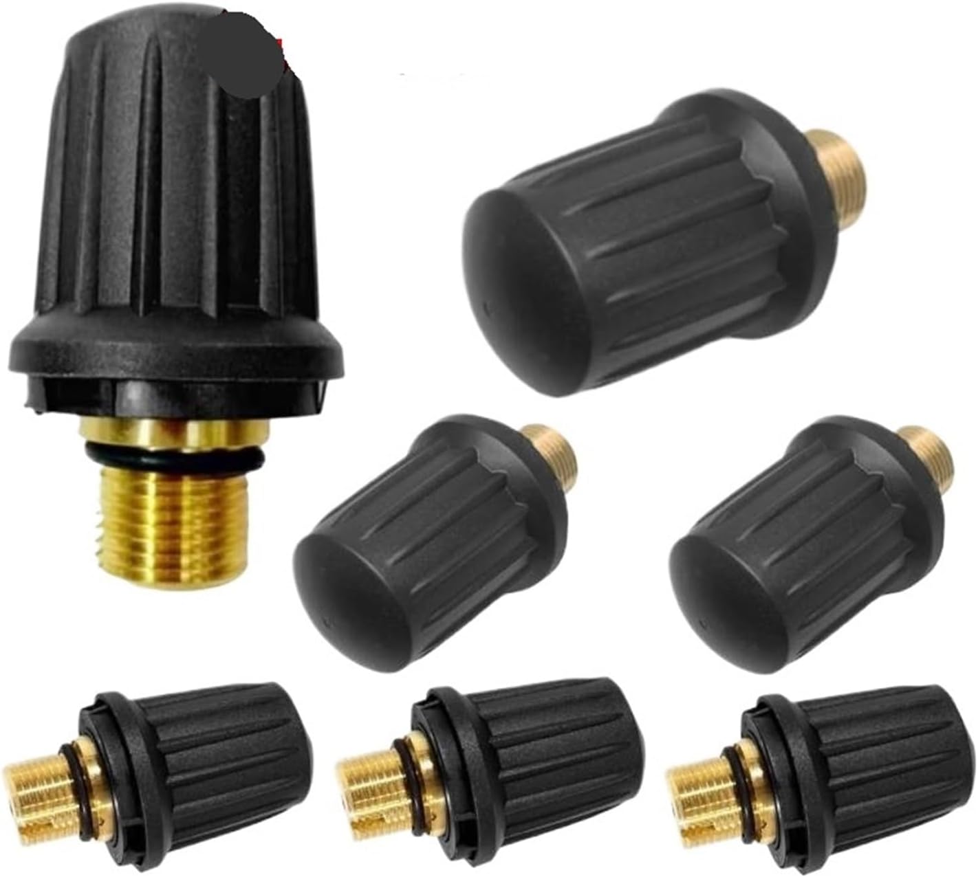 Steam Cleaner Safety Tank Cap Vacuum Boiler Brass Lid Replace Safe Valve,Compatible for Karcher， SC1 SC2 CTK10 SC2D(5PCS)