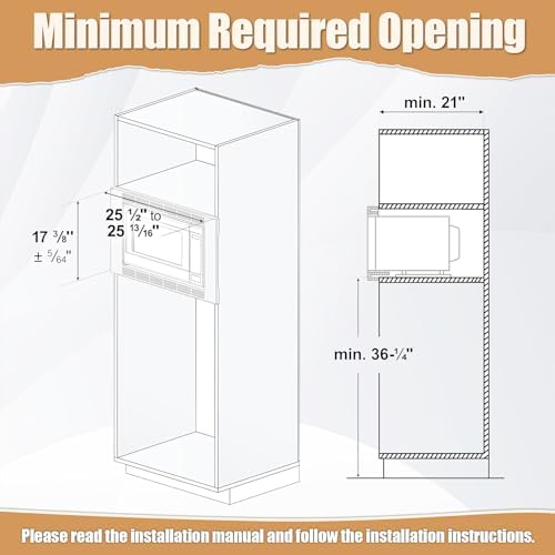 NN-TK922SS 27-inch Trim Kit for Use with Panasonic Microwave Ovens, for 2.2 Cubic Feet Microwave Oven, Built-in Stainless Steel 27