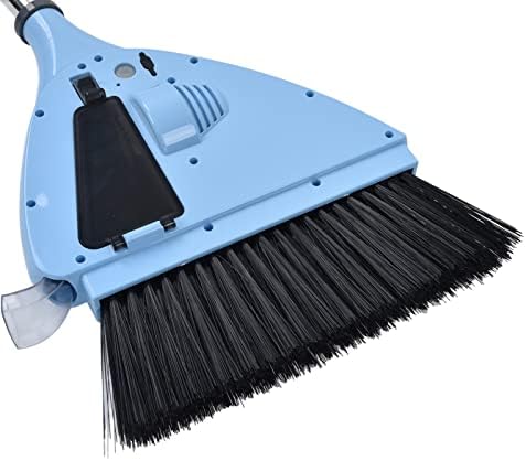 2-in-1 Sweeper with Built in Vacuum, Vacuum Sweeper USB Charging Cordless Vacuum Broom Cleaner for Household Bedroom