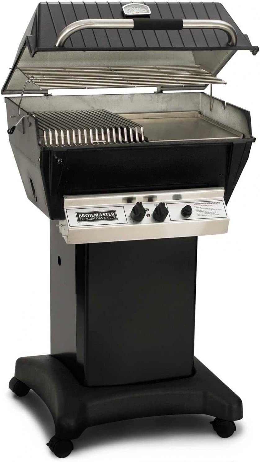 Broilmaster P3-SX Super Premium Propane Gas Grill On Black Cart