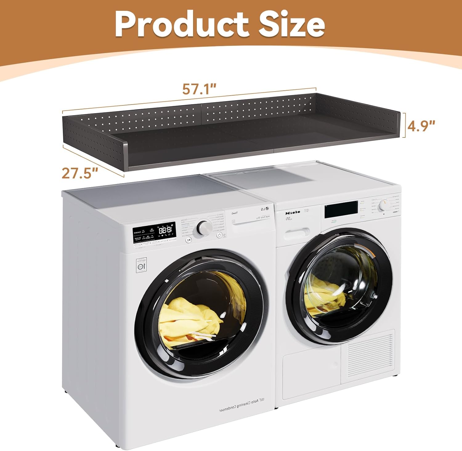 Washer Dryer Countertop, 57.1