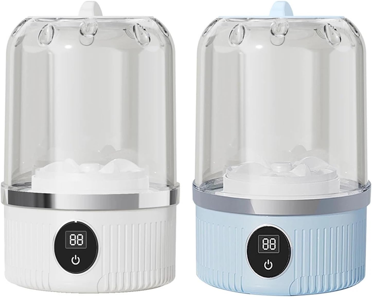 Underwear Washer With Laundry Cup Cordless Small Washing Machine Rechargeable Portable Washing Machine For Bra Underwear Socks,for Travel,Camping, RV & Dorms(Aqua Blue)