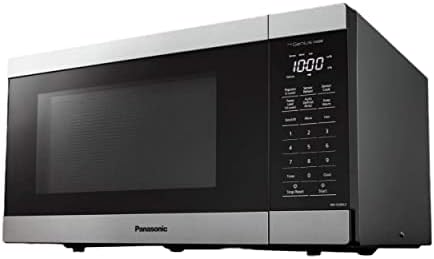 Panasonic Microwave Oven, 1.3 cu. ft. 1000W Countertop Microwave with Genius Sensor Cooking - NN-SU66LS (Stainless Steel)