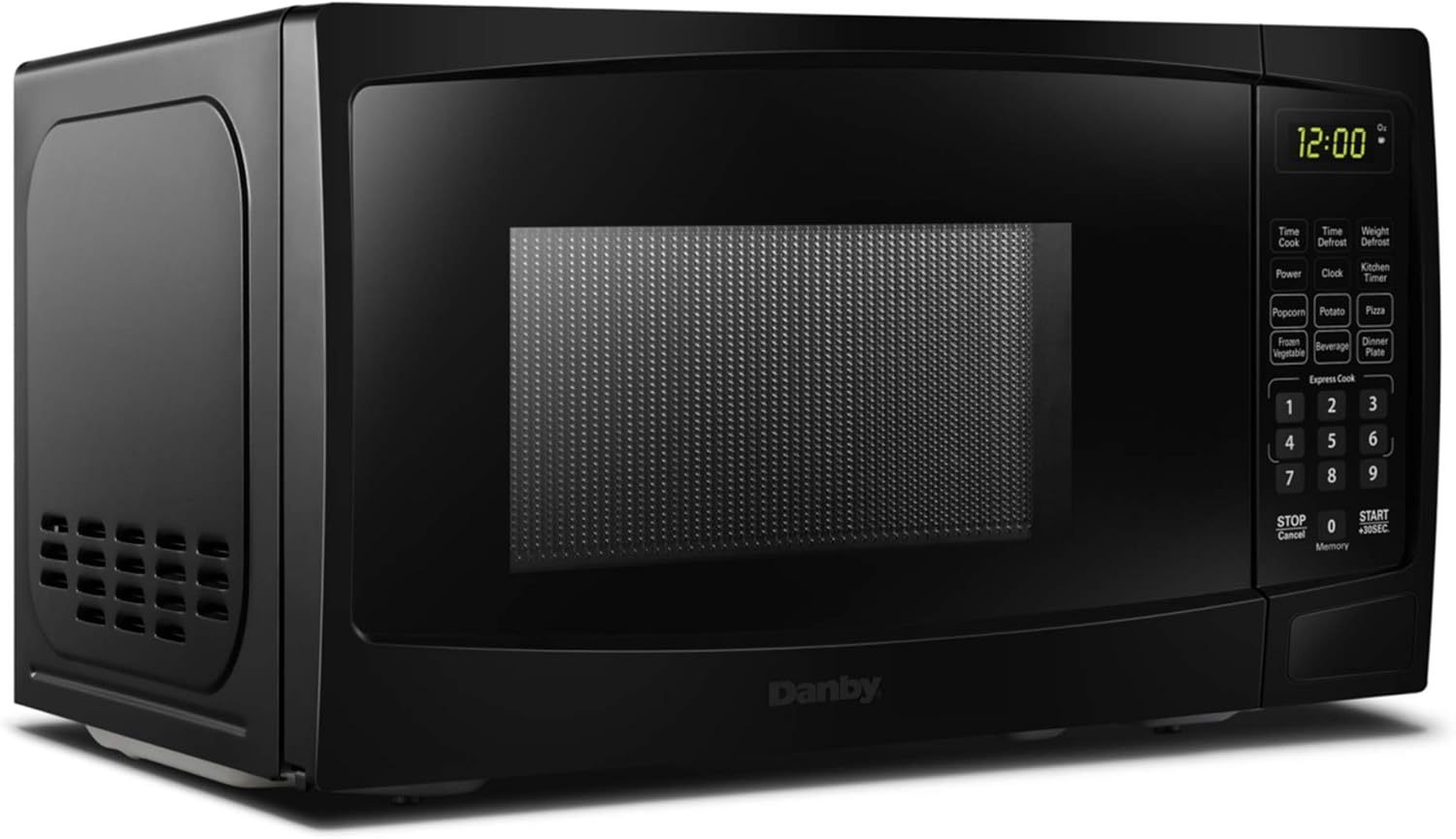 Danby DBMW1120BBB 1.1 Cu.Ft. Countertop Microwave In Black - 1000 Watts, Family Size Microwave With Push Button Door