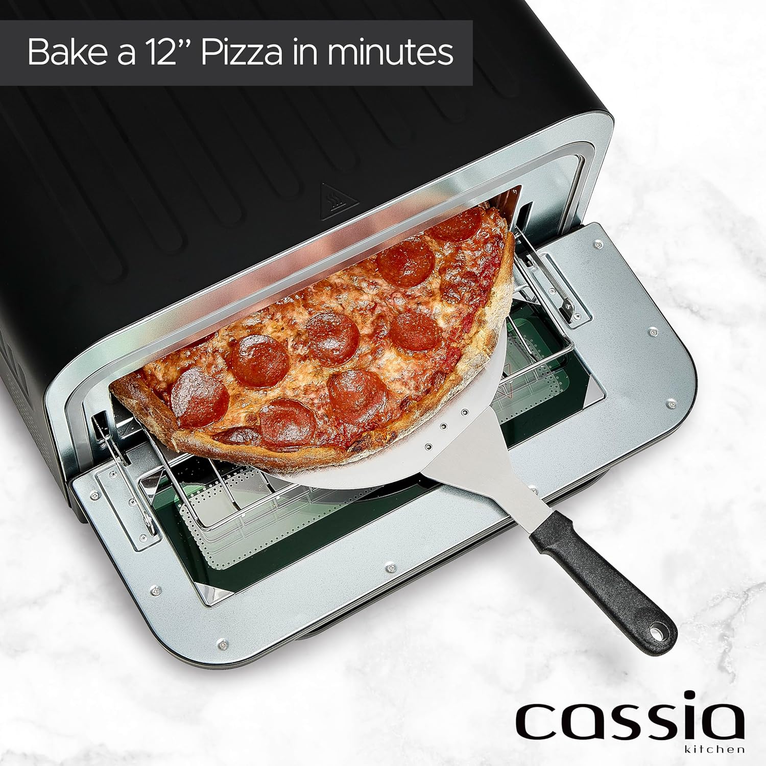 Cassia Countertop Electric Air Fryer Pizza Oven, 12