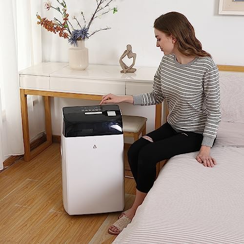 Portable Air Conditioners, Cools Rooms Air Conditioners Up to 450 Sq. Ft, 12000 BTU AC Unit, 3-in-1 with Built in Dehumidifier, Fan, Quiet Operation, Sleep Mode, Remote Control Included