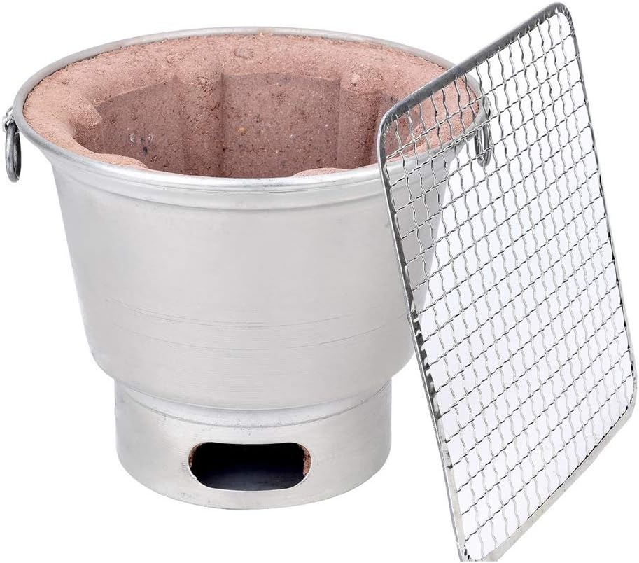 Grills Korean Charcoal Barbecue Oven Old Style Roast Meat Mud Japanese Barbecue Household Commercial Outdoor Carbon Grill Oven BBQ