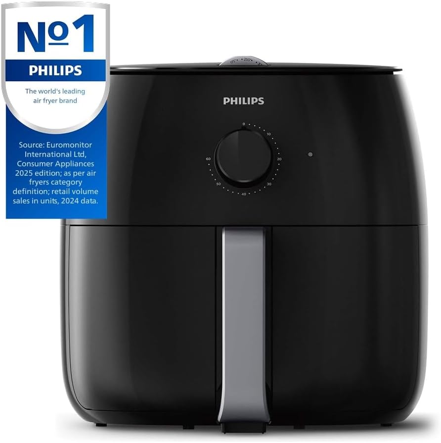 Philips Premium Airfryer XXL with Fat Removal Technology, Black, HD9630/98