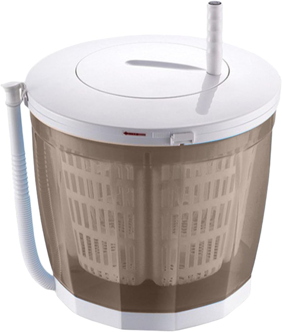 Portable Manual Laundry Washer and Spins Dryer Hand Crank Operated Washing Machine for Camping Travel Apartments