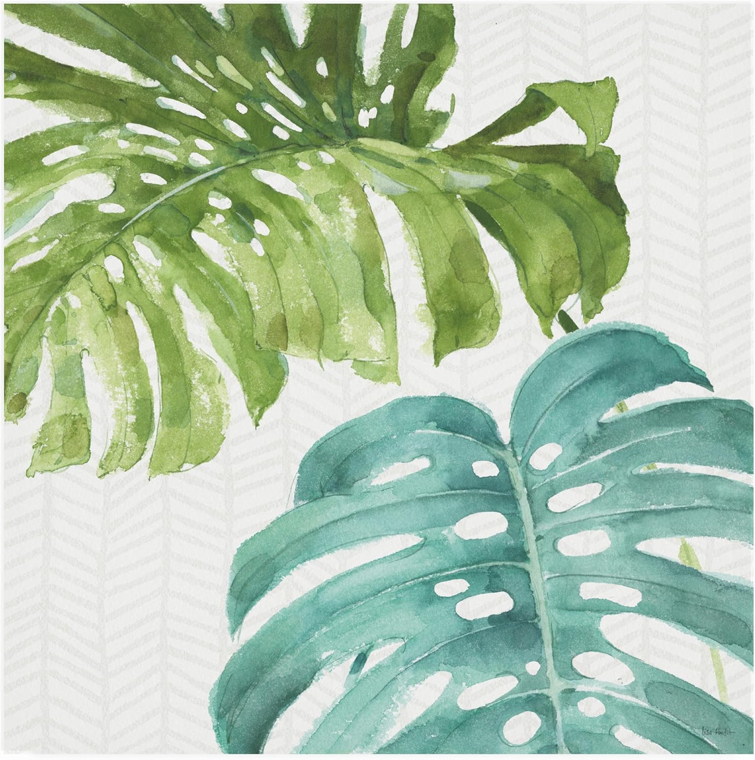 Trademark Fine Art Lisa Audit 'Mixed Greens LXXVI' Outdoor Canvas 24x24